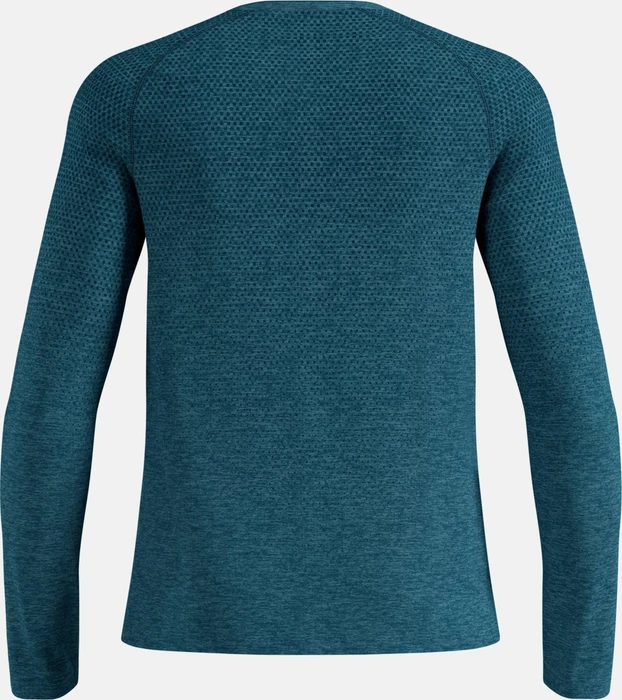 Odlo Essentials Seamless Laufshirt langarm reflecting pond melange (Herren)