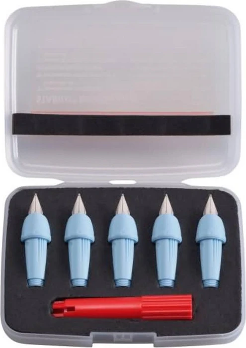 STABILO EASYbirdy Pastel Ersatzfeder mit Einstellwerkzeug, Etui, 5er-Set