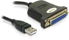 DeLOCK Adapterkabel parallel Port [DB25] auf USB 1.1 (61330)