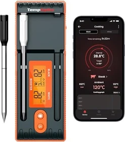 ThermoPro Twin TempSpike Fleisch-Thermometer digital, inkl. 2x Sensor