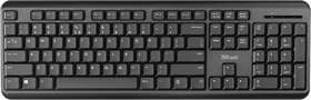 Trust Ody Wireless Silent Keyboard, schwarz, USB, DE (24335)