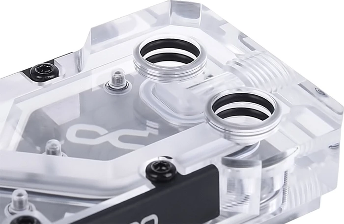 Alphacool GPX SLI Connector Dual ARGB X4 - 4-Slot, Acryl, Acetal
