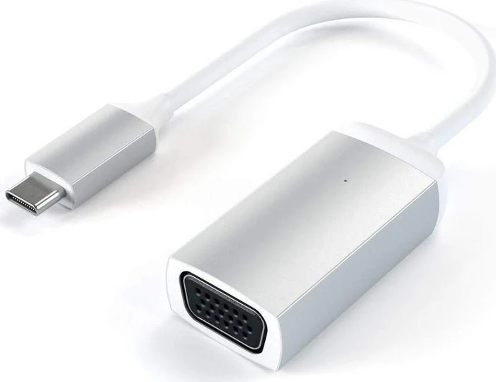 Satechi USB-C auf VGA Adapter, silver