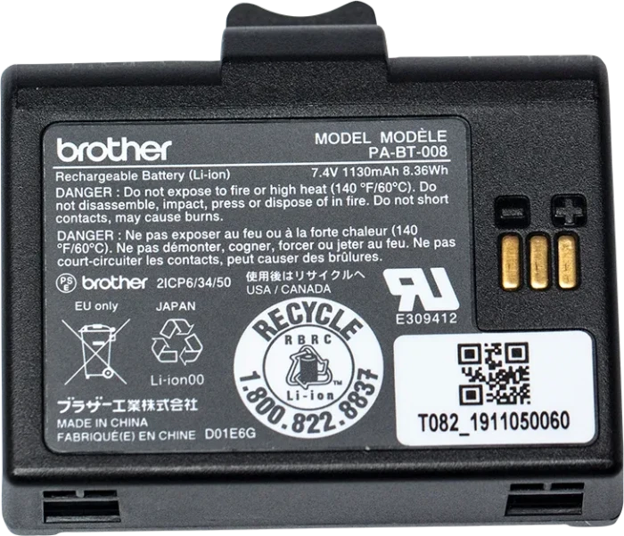 Brother Li-Ionen Akku PA-BT-008, 1130mAh