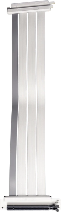 Cooler Master Riser Cable, gewinkelt, PCIe 4.0, 200mm, weiß
