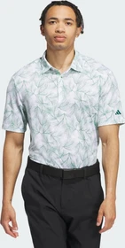 adidas Ultimate365 Mesh Print Poloshirt kurzarm white/preloved green (Herren)