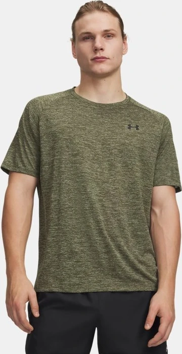 Under Armour Tech 2.0 Funktionsshirt kurzarm marino od green/black (Herren)