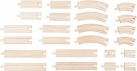 Legler Small Foot Eisenbahnschienen 24er-Set