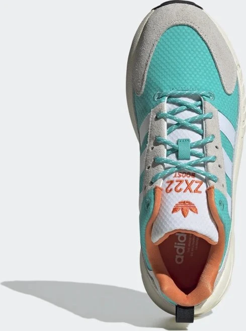 adidas ZX 22 Boost cloud white/semi mint rush/semi solar orange (Herren)