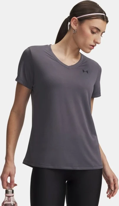 Under Armour Tech V Funktionsshirt kurzarm castlerock/black (Damen)