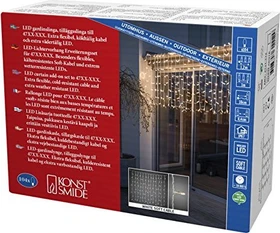 Konstsmide System Erweiterung Lichtervorhang LED 104x warmweiß