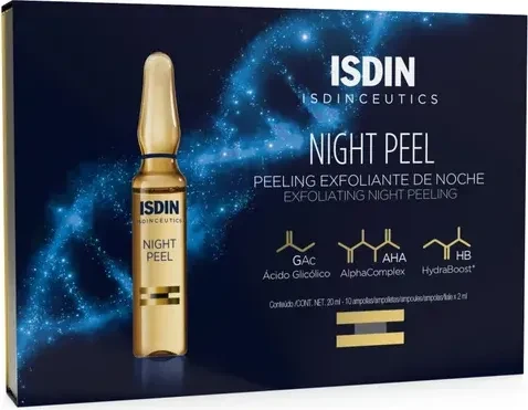 Isdin Isdinceutics Night Peel Ampullen, 20ml (10x 2ml)