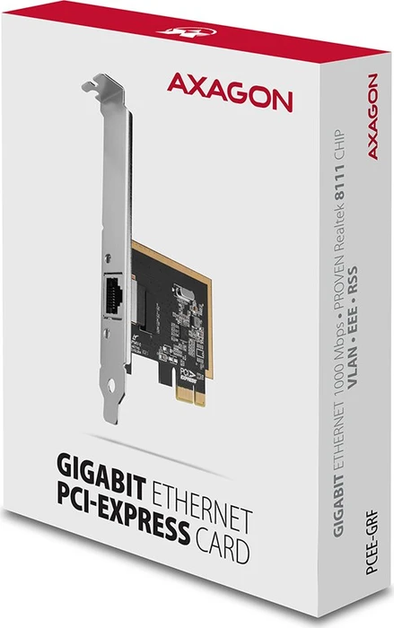 Axagon Gigabit LAN-Adapter, RJ-45, PCIe 1.1 x1