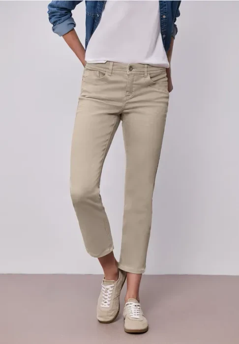 Street One Tilly Jeans beige washed (Damen)