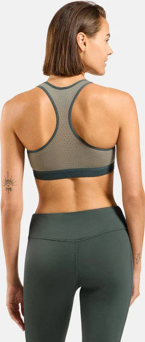 Odlo Ascent Performance Wool Medium Sport-BH shadow/urban chic (Damen)