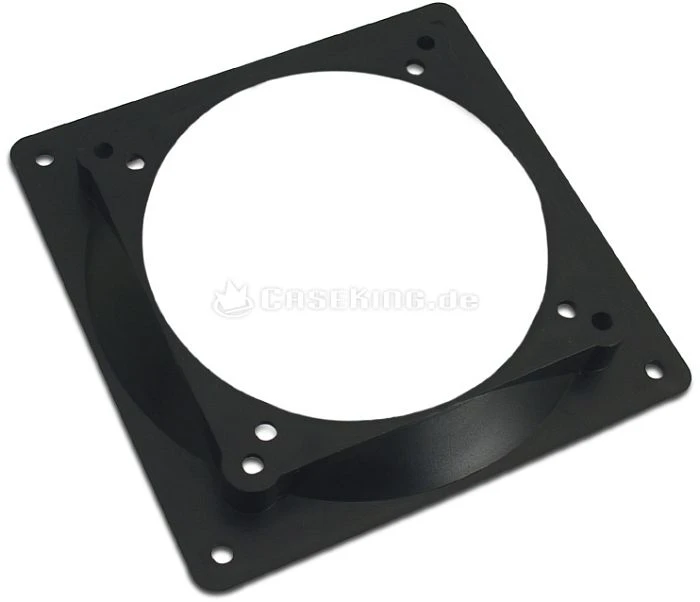 Bitspower Ultimate Lüfteradapter/Fan Adapter 80/92mm auf 120mm schwarz