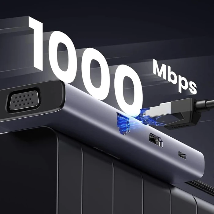 Ugreen 9-in-1 USB-C Hub, USB-C 3.0 [Stecker]