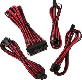 BitFenix Alchemy 2.0 Verlängerungs-Kit für Netzteile, schwarz/rot (BFX-ALC-EXTKR-RP)
