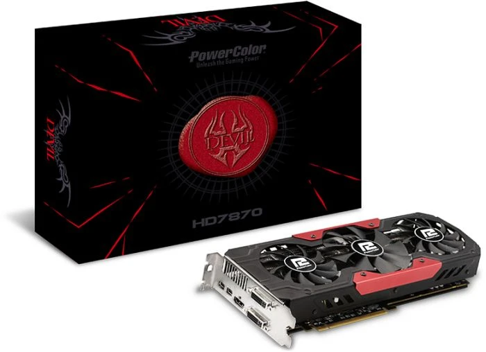 PowerColor Radeon HD 7870 GHz Edition Devil, 2GB GDDR5, 2x DVI, HDMI, 2x mDP