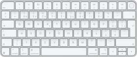 Apple Magic Keyboard mit Touch ID für Mac mit Apple Chip (USB-C), weiß/silber, USB/Bluetooth, CZ