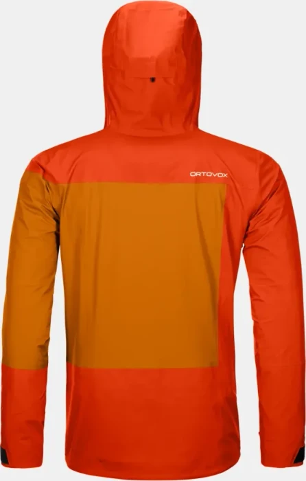 Ortovox 3L Deep Shell Funktionsjacke hot orange (Herren)