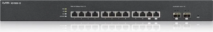 Zyxel XS1920 Rackmount 10G Smart Switch, 10x RJ-45, 2x RJ-45/SFP+