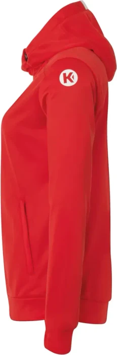 Kempa Player Hood Trainingsjacke rot/weiß (Damen)
