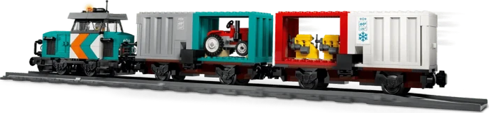 LEGO City - Hafengüterzug mit Kran und LKW