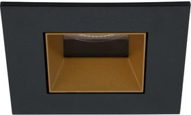 Brumberg Altero-S LED-Einbauleuchte 4000K eckig schwarz/gold