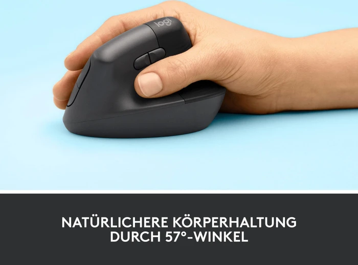 Logitech Lift for Business, Graphite, Logi Bolt, USB/Bluetooth