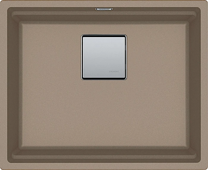 Franke Kubus 2 KNG 110-52 Unterbau Becken mittig mit Ablauffernbedienung cashmere