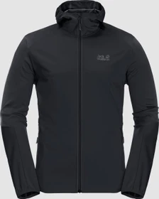Jack Wolfskin Go Hike Softshell Funktionsjacke schwarz (Herren)