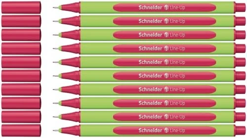 Schneider Line-Up Tintenroller (Mine) royal red/grün, 10er-Pack