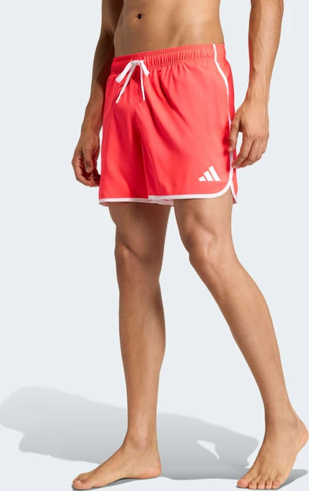 adidas Water Reactive Graphic 5-Inch Badeshorts lucid red/white (Herren)
