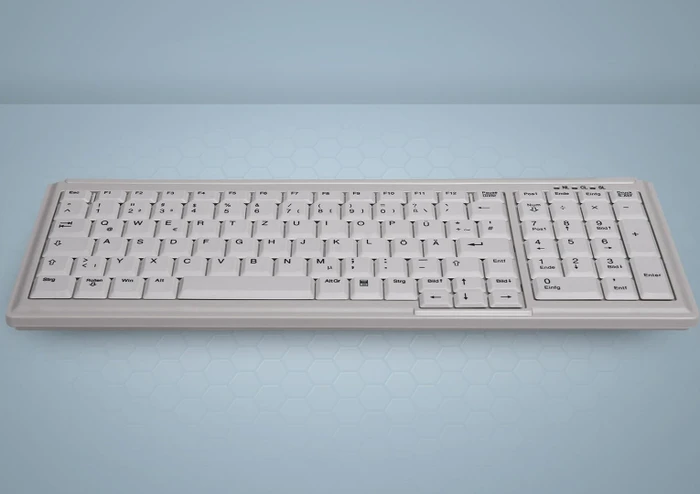 Contour Design Active Key Mini Desktop Keyboard, grau, PS/2, US