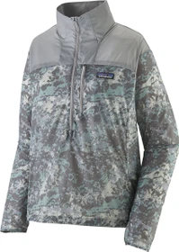 Patagonia Houdini Stash Half-Zip Funktionsjacke rock wash: thermal blue/salt (Damen)