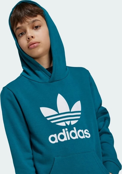 adidas Trefoil Hoodie legacy teal (Junior)