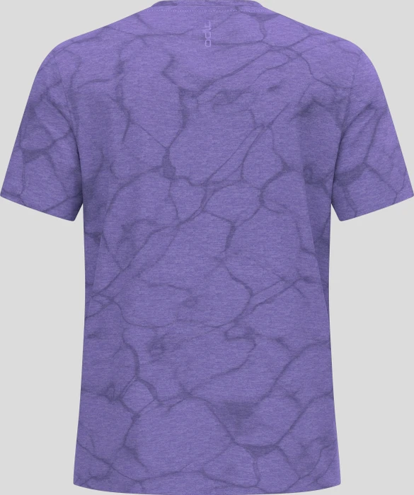 Odlo Zeroweight Engineered Chill-Tec Laufshirt kurzarm afterparty melange (Herren)