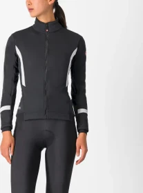 Castelli Dinamica 2 Fahrradjacke light black/white reflex (Damen)
