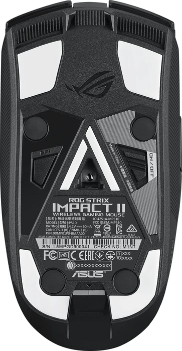 ASUS ROG Strix Impact II Wireless, USB