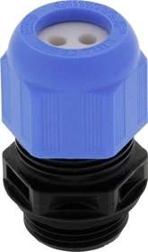 Wiska ESKE/1-i 32 MFD 04/080 Ex-Kabelverschraubung, Kunststoff, RAL 9005/5012, M32, mit montiertem MFD
