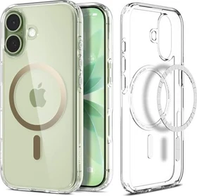 Spigen Ultra Hybrid (MagFit) für Apple iPhone 17 clear gold
