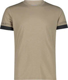 CMP Unlimitech Logo Funktionsshirt kurzarm sand (Herren)