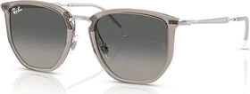 Ray-Ban RB4451 polished transparent grey/grey gradient