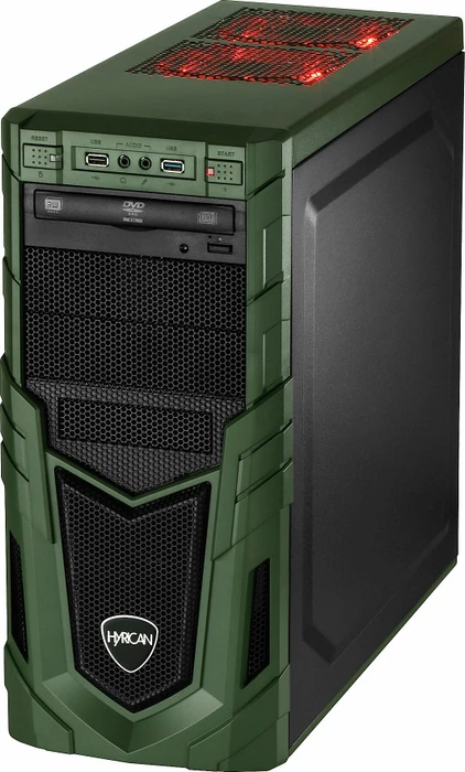 Hyrican Military Gaming 6577, Core i5-10400F, 16GB RAM, 480GB SSD, 1TB HDD, GeForce GTX 1660 Ti