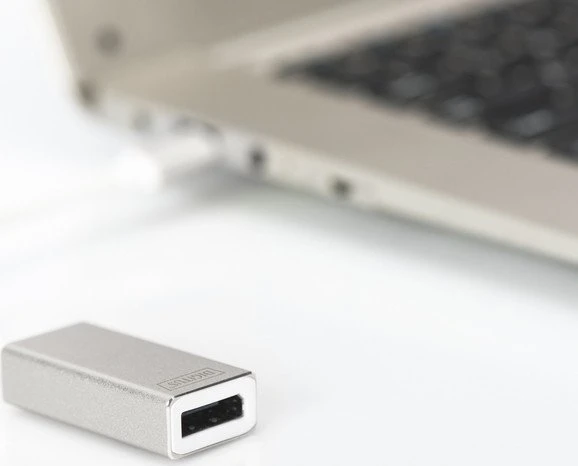 Digitus USB-C auf DisplayPort Adapter silber/weiß
