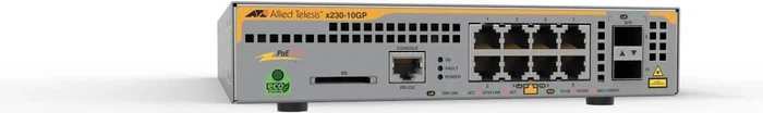 Allied Telesis x230 Desktop Gigabit Managed Switch, 8x RJ-45, 2x SFP, 124W PoE+
