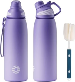 FJbottle Magnetische Isolierflasche 1l violett