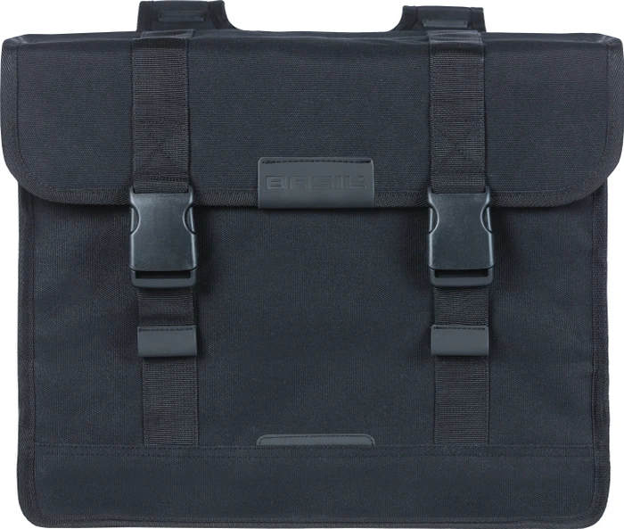Basil Kavan Eco Classic Doppeltasche Gepäcktasche schwarz