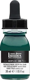 Liquitex Professional Acrylic Ink phthalocyanine green blue shade, 30ml